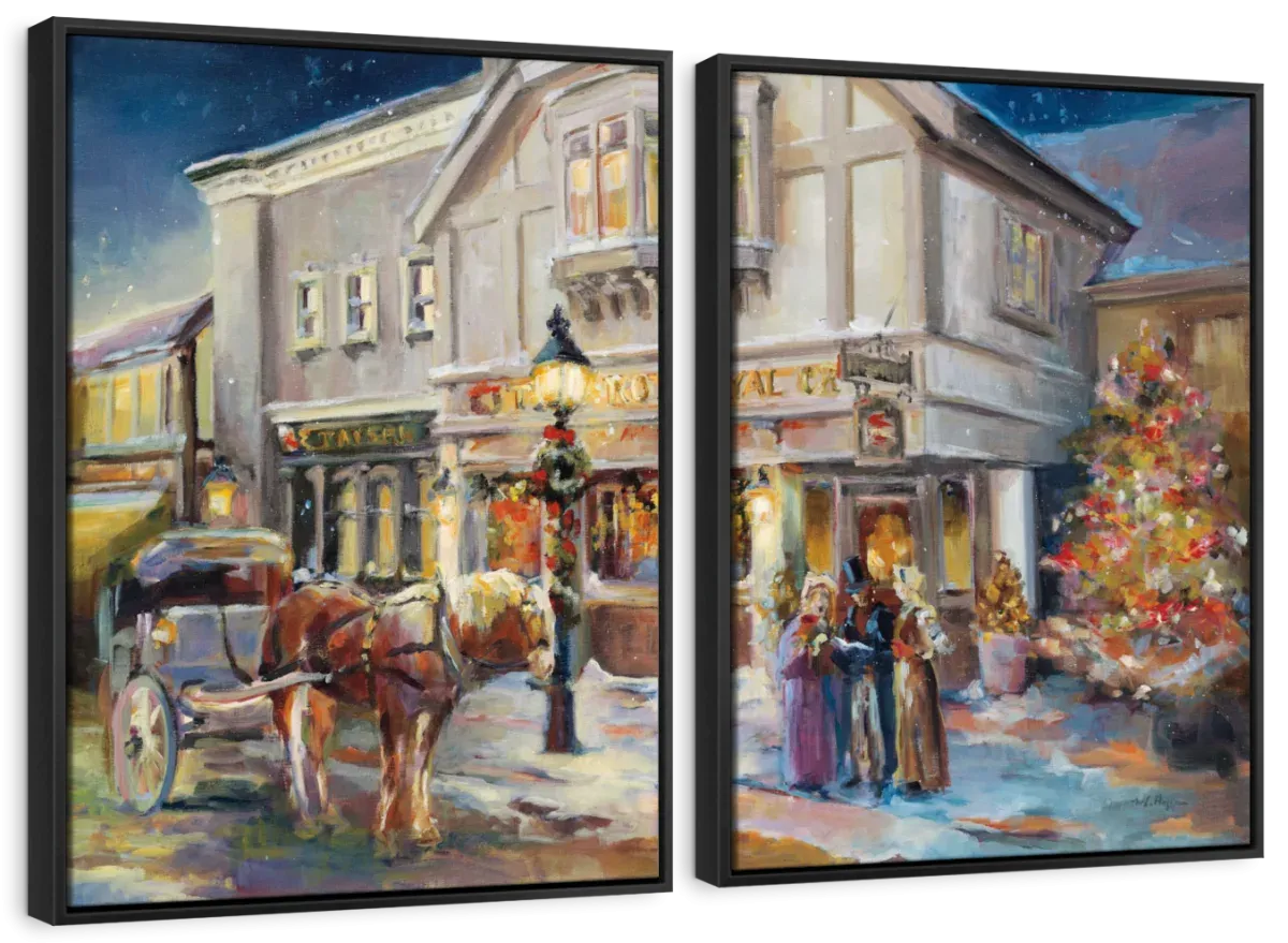 A Christmas Night Light Wall Art