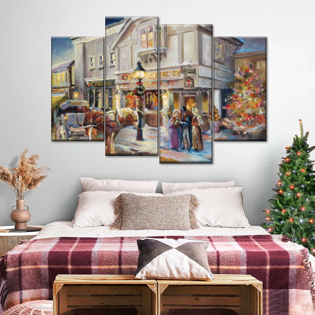 A Christmas Night Light Wall Art