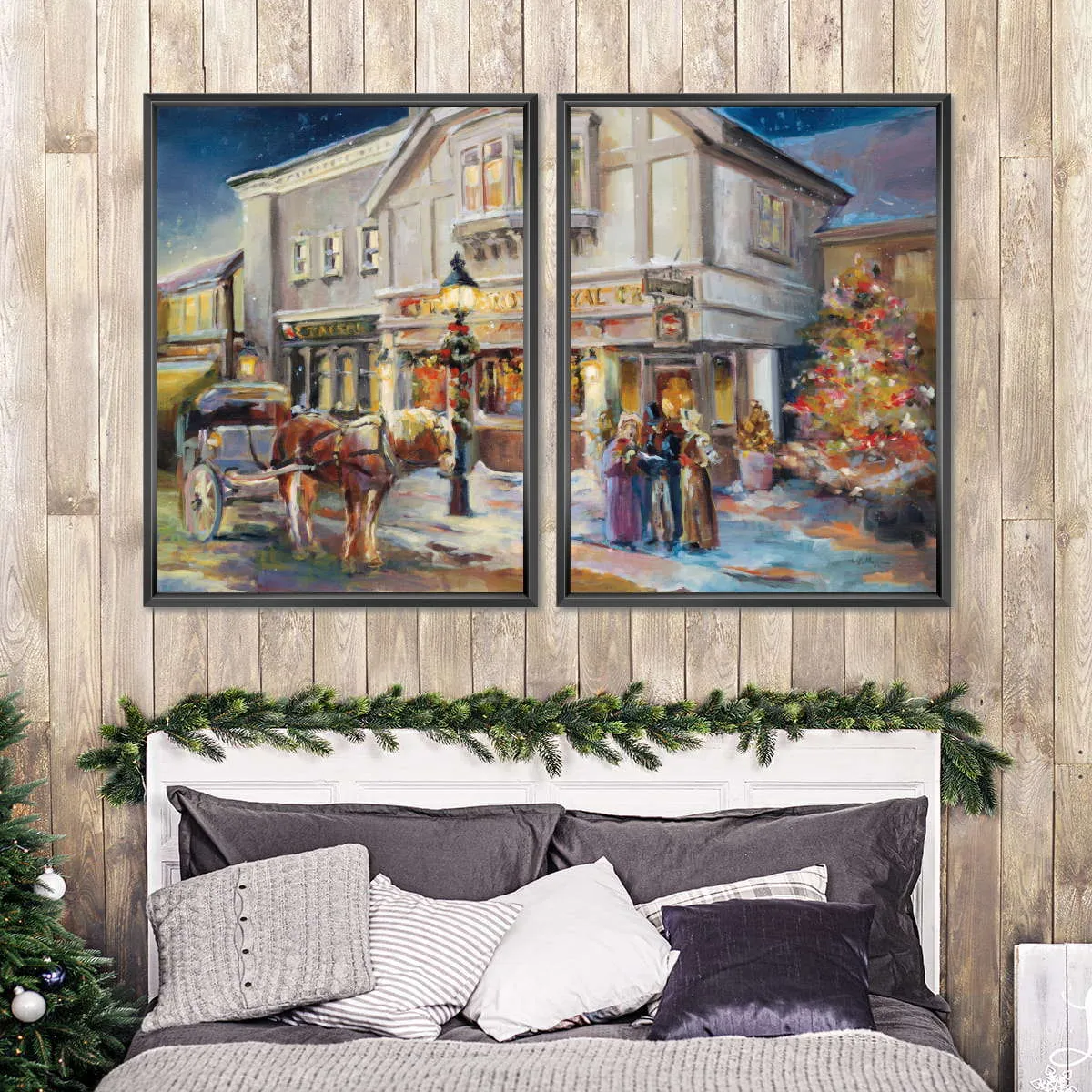 A Christmas Night Light Wall Art