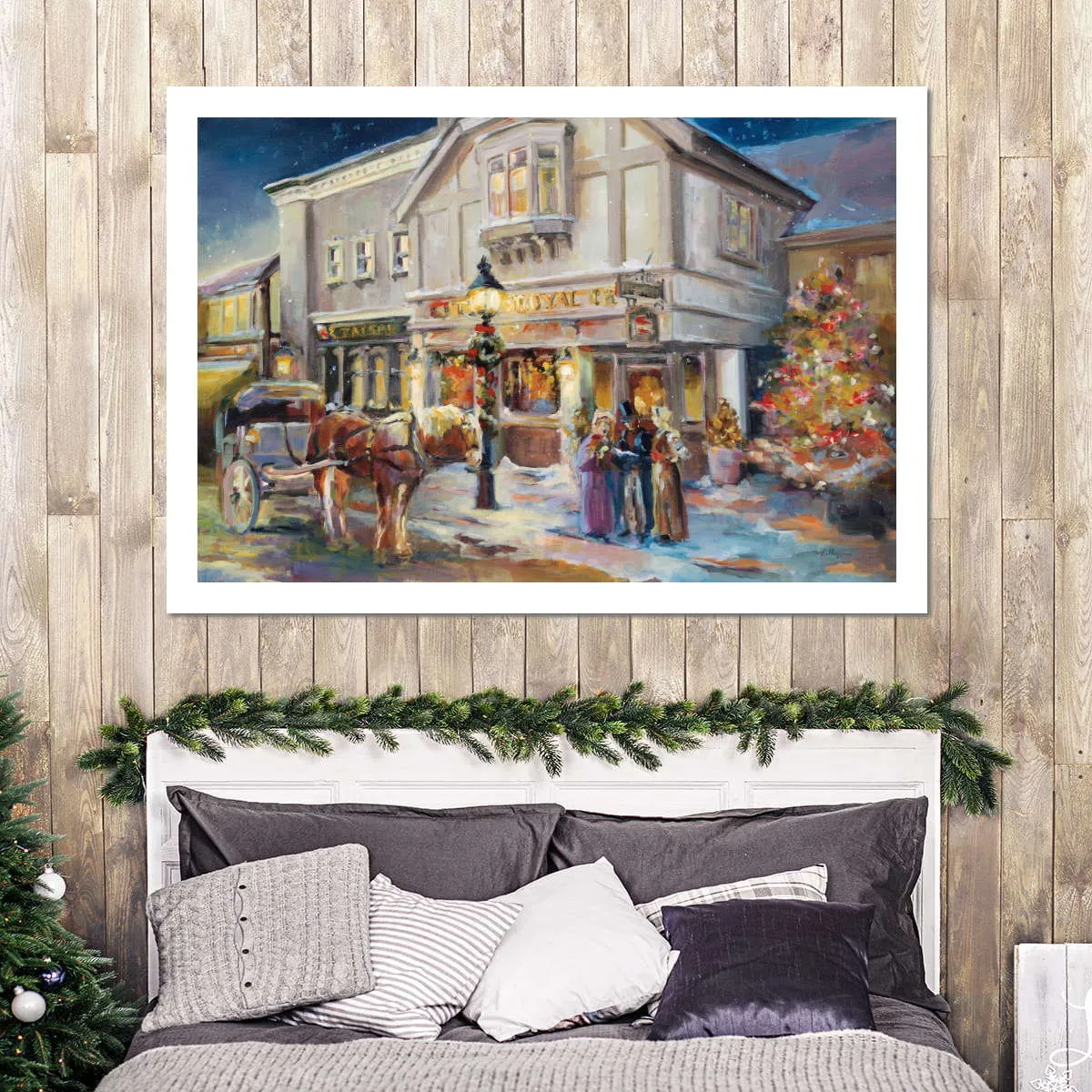 A Christmas Night Light Wall Art