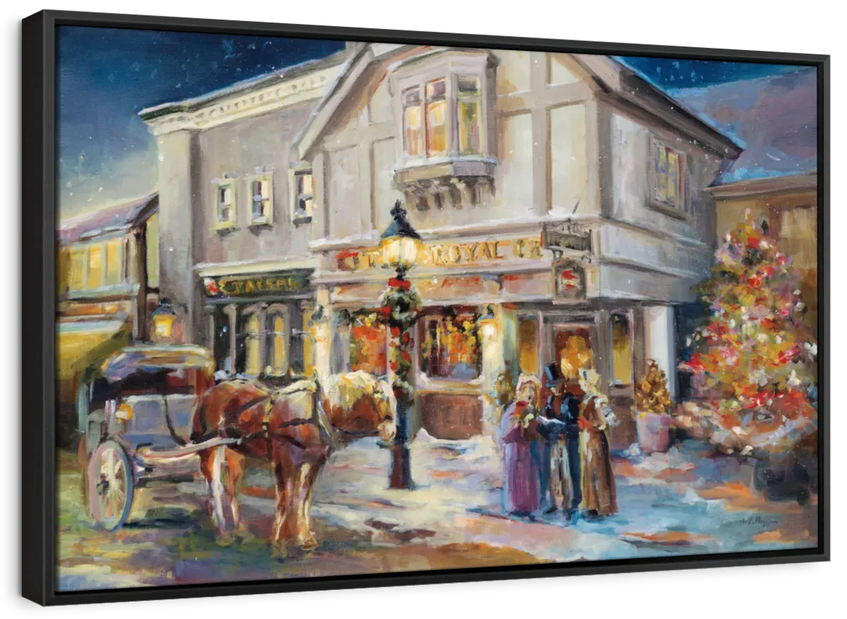 A Christmas Night Light Wall Art