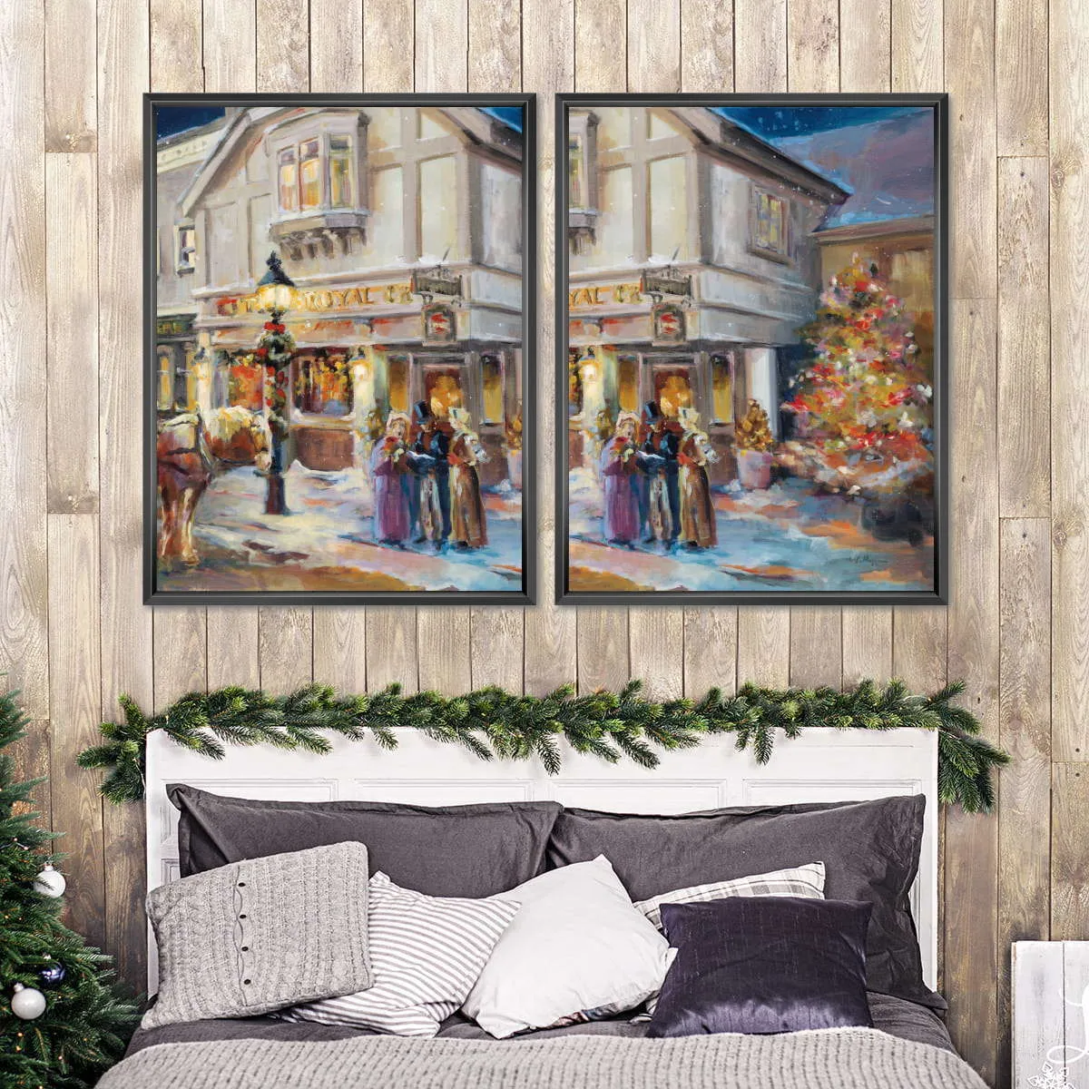 A Christmas Night Light Wall Art