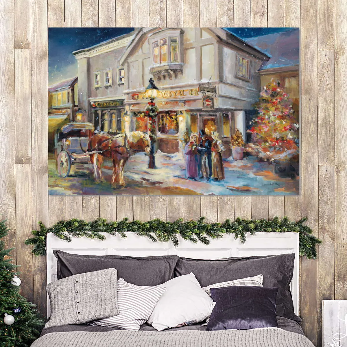 A Christmas Night Light Wall Art