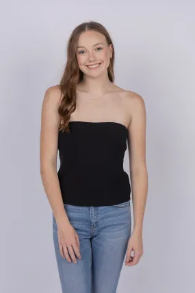 Amanda Uprichard Shiran Top in Black