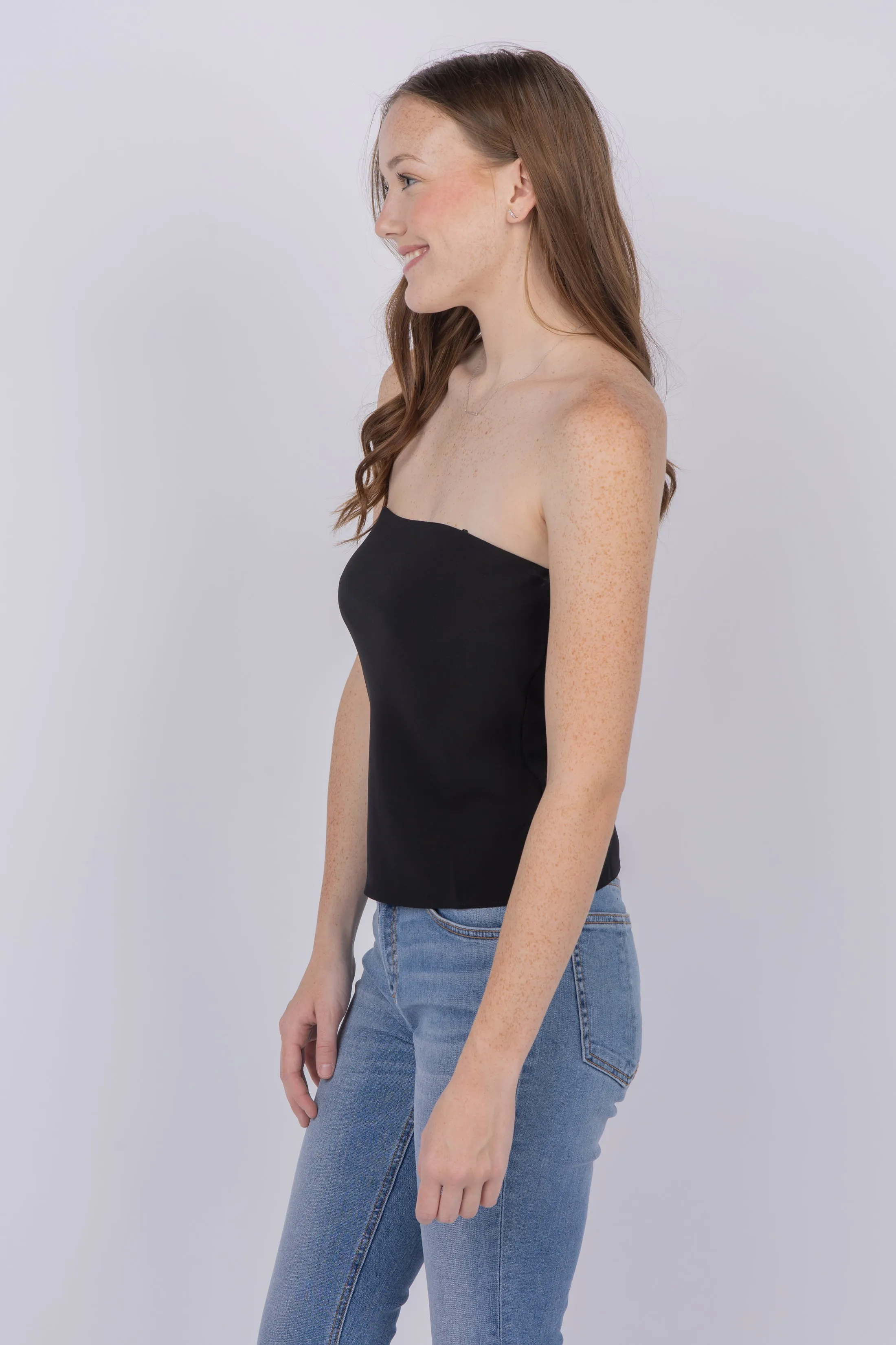 Amanda Uprichard Shiran Top in Black