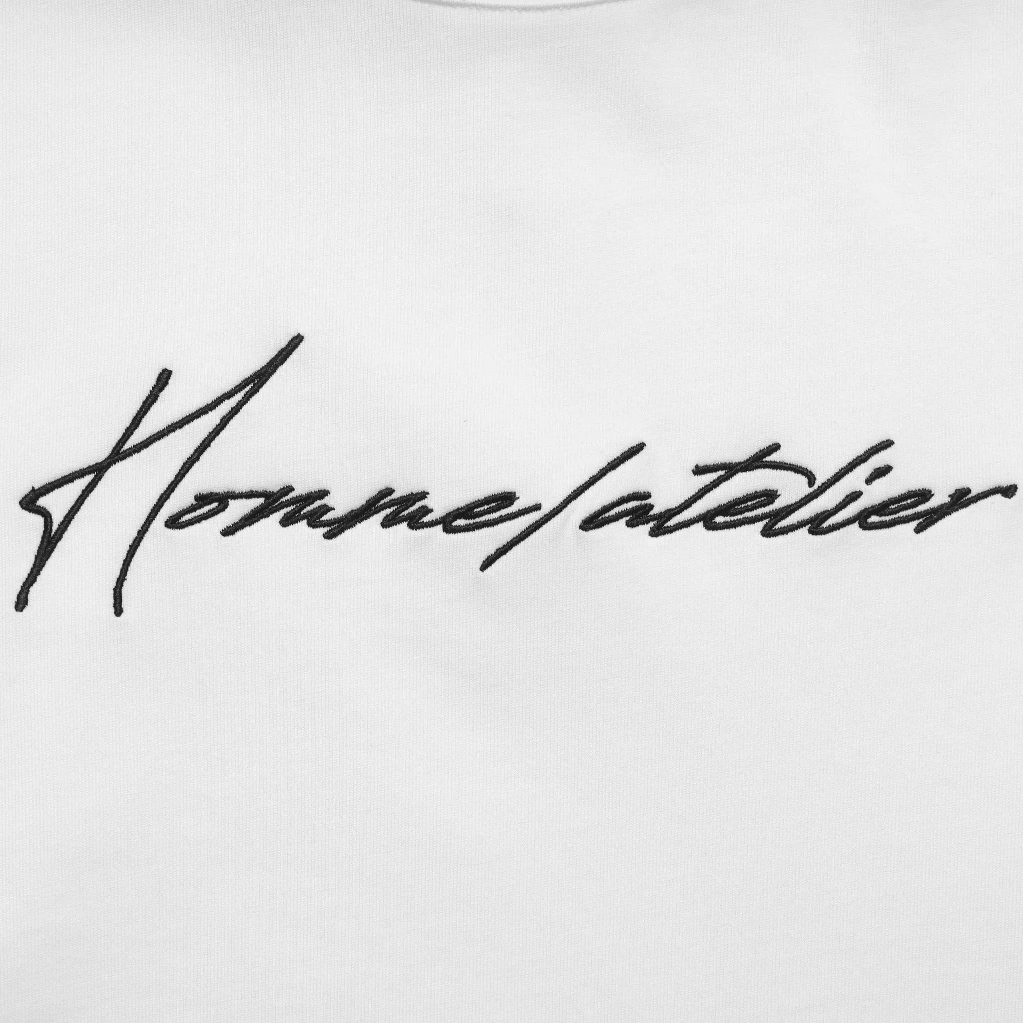 Atelier Script Embroidery Tee