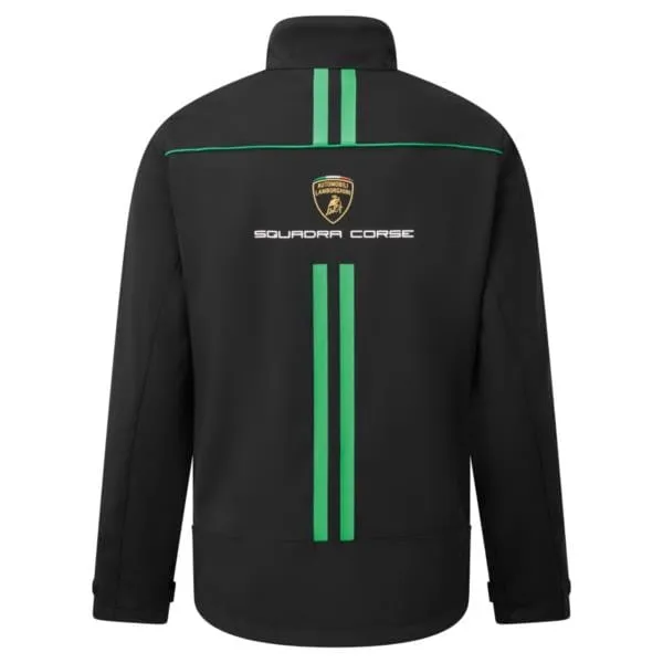 Automobili Lamborghini Squadra Corse Women's Team Softshell Jacket - Black