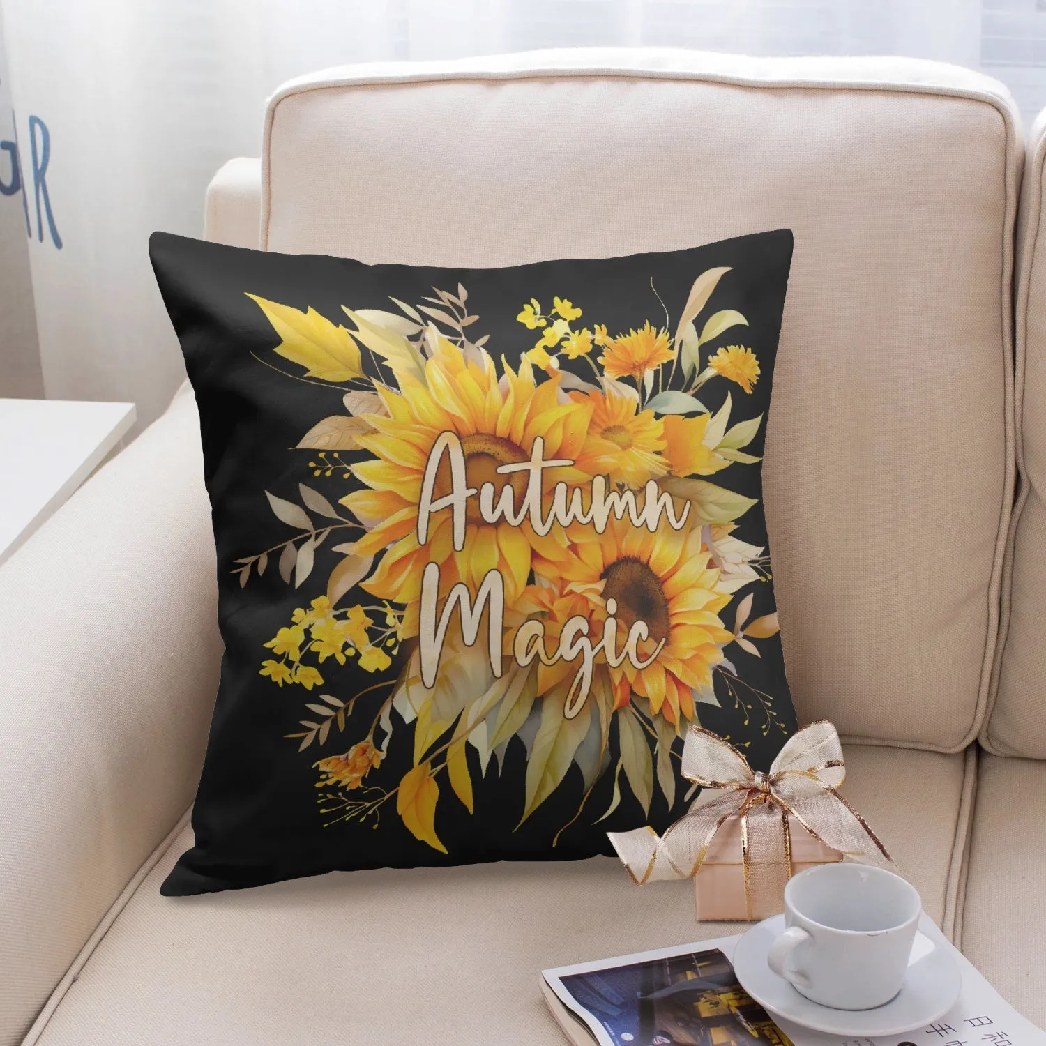 Autumn Magic 18'' Square Pillow Cover