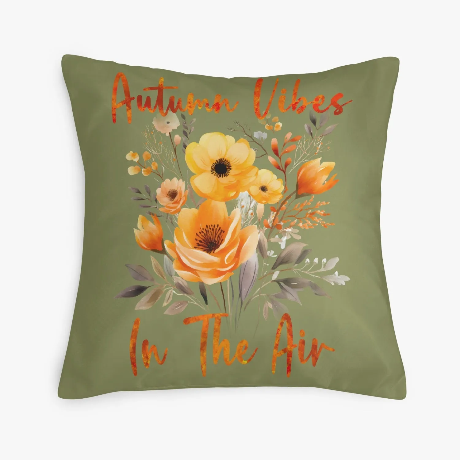 Autumn Vibes in the Air 18" Pillow Cover