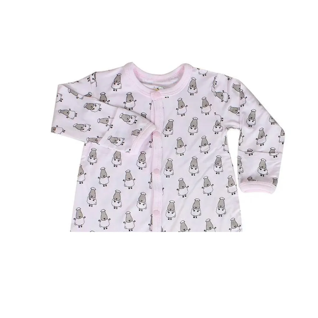 Baa Baa Sheepz Romper Pink Small Sheepz