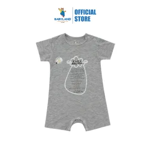 Baa Baa Sheepz SPECIAL EDITION - Romper Short Sleeve Baa Baa Baby Bliss Grey (6M)