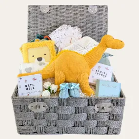 Baby Gift Hamper, Organic Dinosaur & Little Bath Time Luxuries