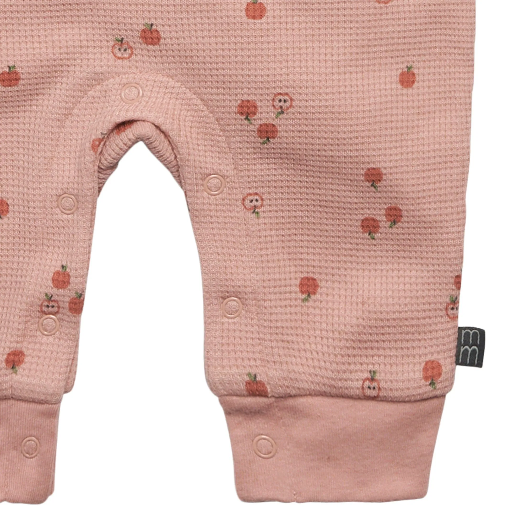 Baby Girls Little Apples Waffle Romper