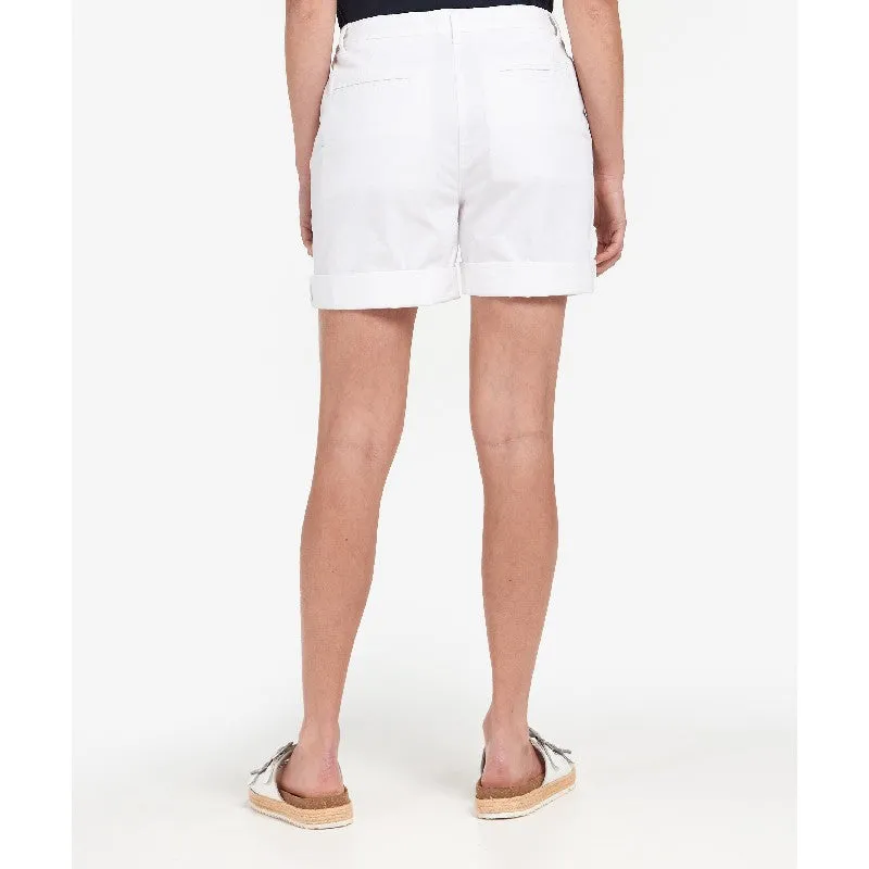 Barbour Chino Ladies Shorts - White