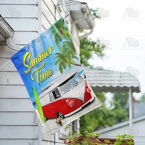 Beach Cruisin' Double Sided House Flag