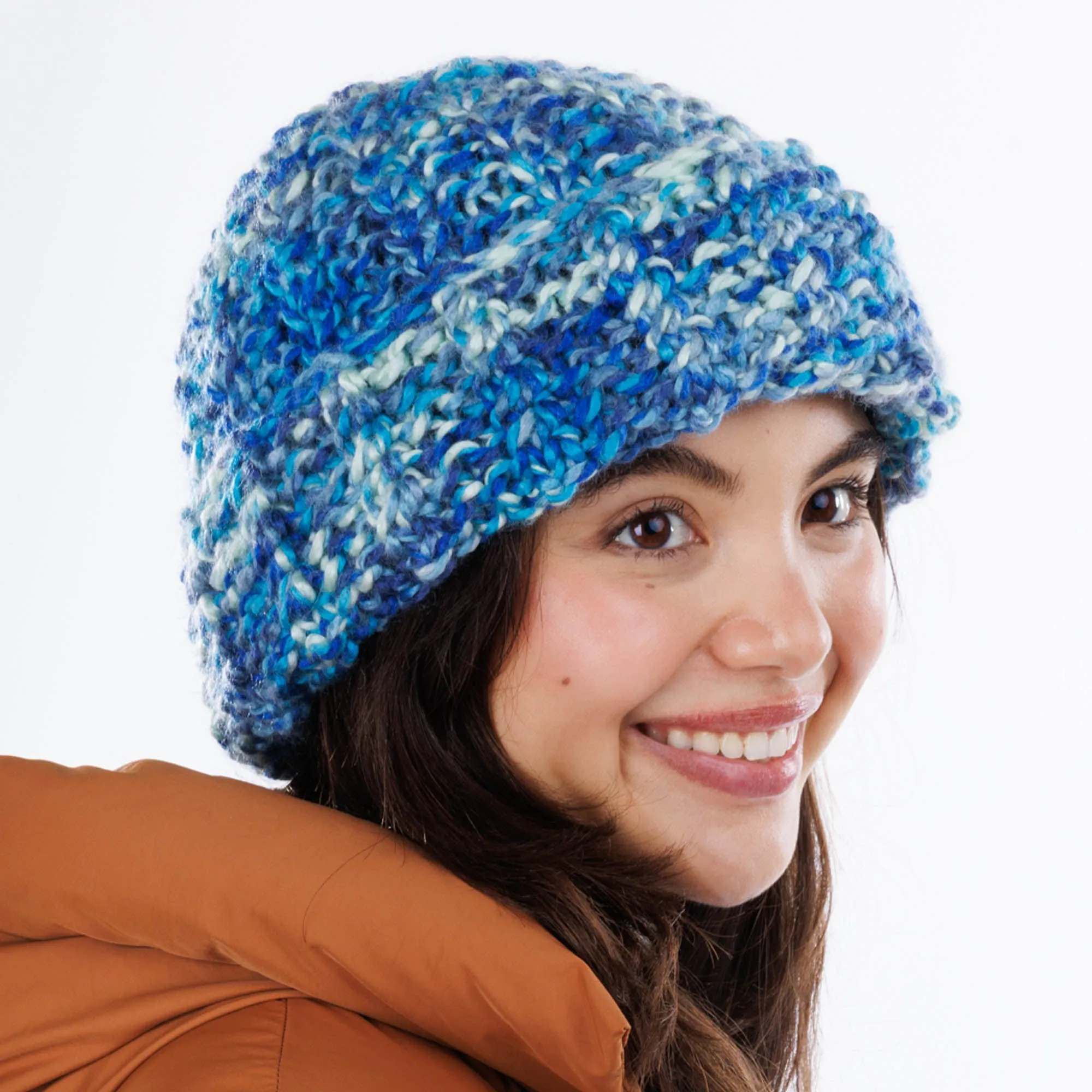 Bernat Cozy Twist Knit Hat