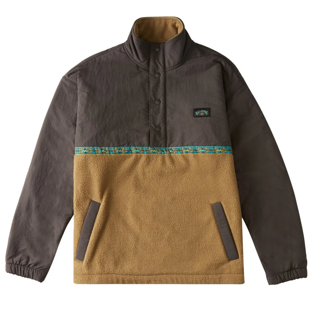 Billabong Currents Half-Zip Fleece Jacket - Almond