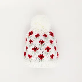 Bitty Blooms Holiday Beanie Hat