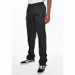 Black Cotton Fleece Toggle Sweats