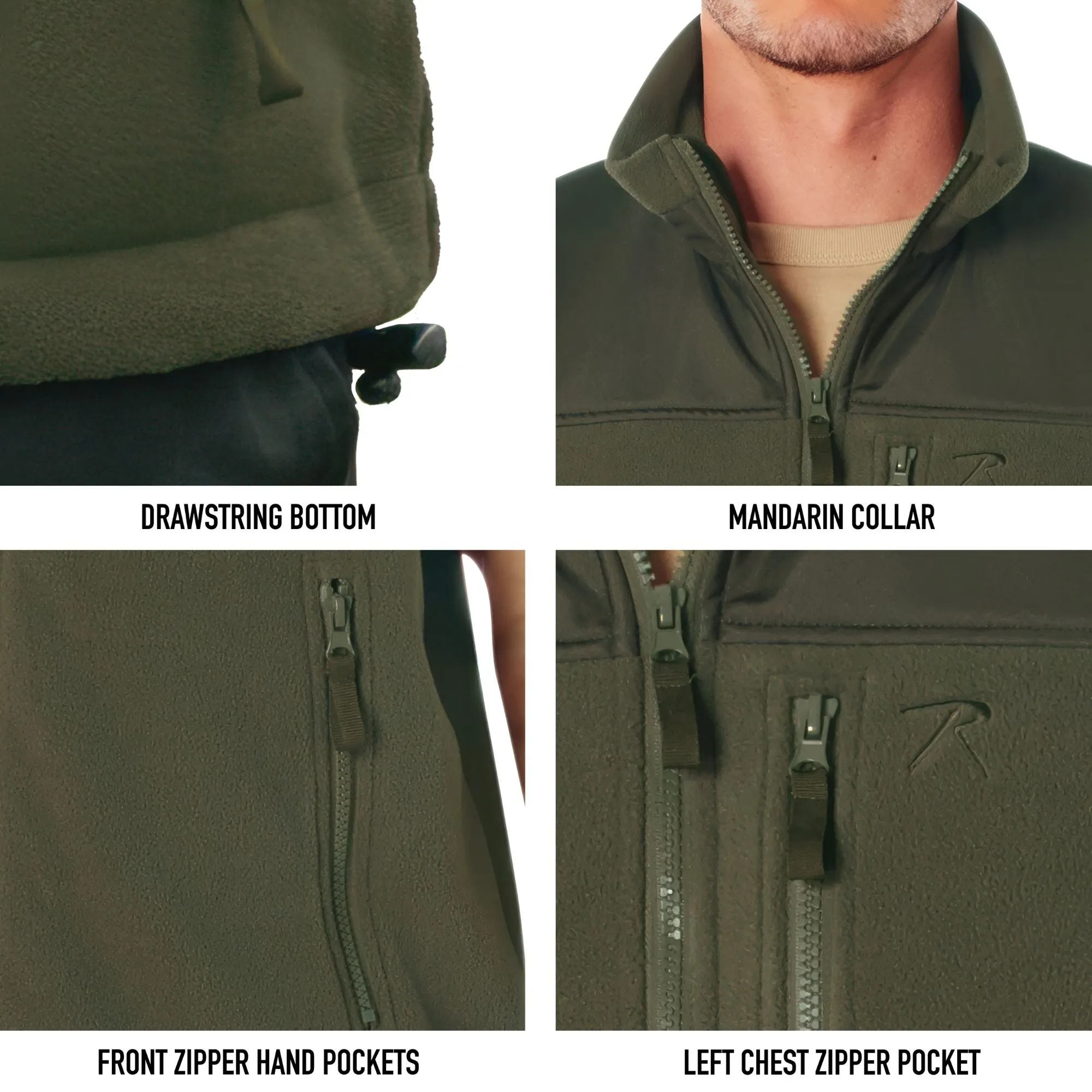 Black - Spec Ops Tactical Fleece Vest - Military tactical vest