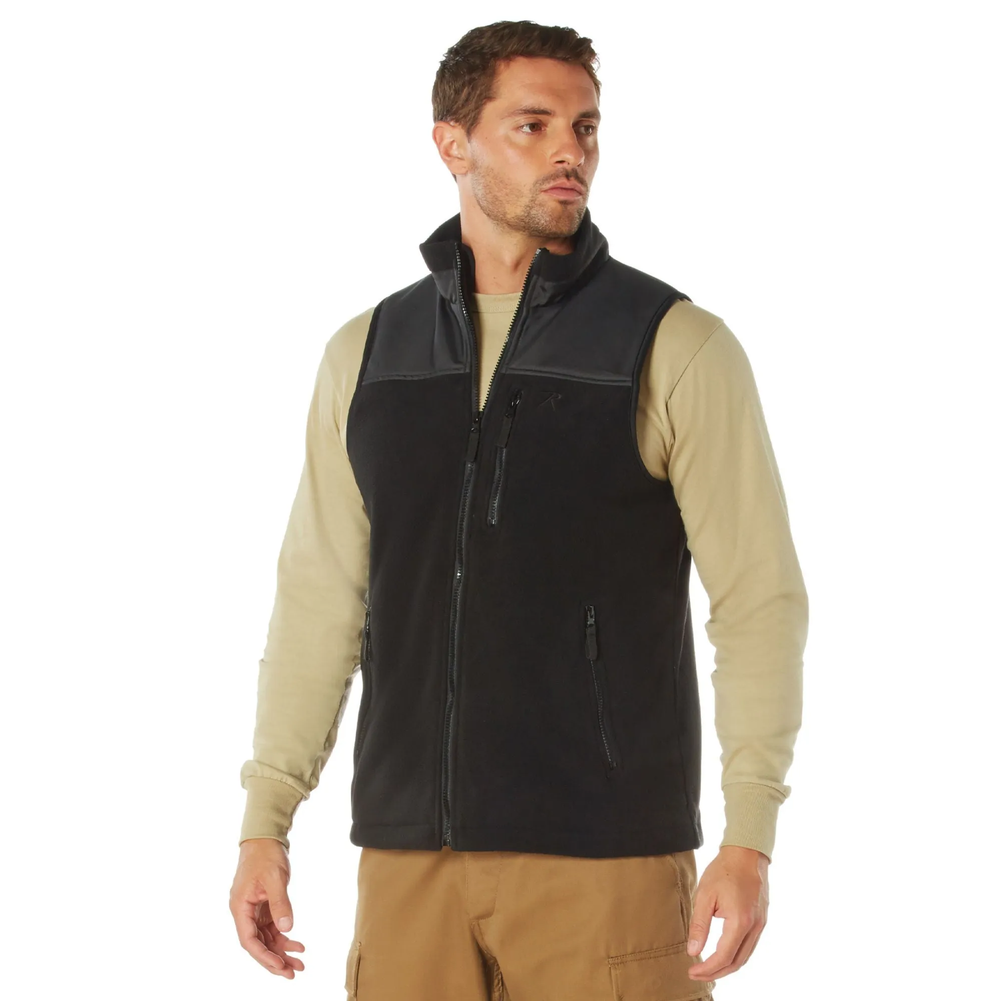 Black - Spec Ops Tactical Fleece Vest - Military tactical vest