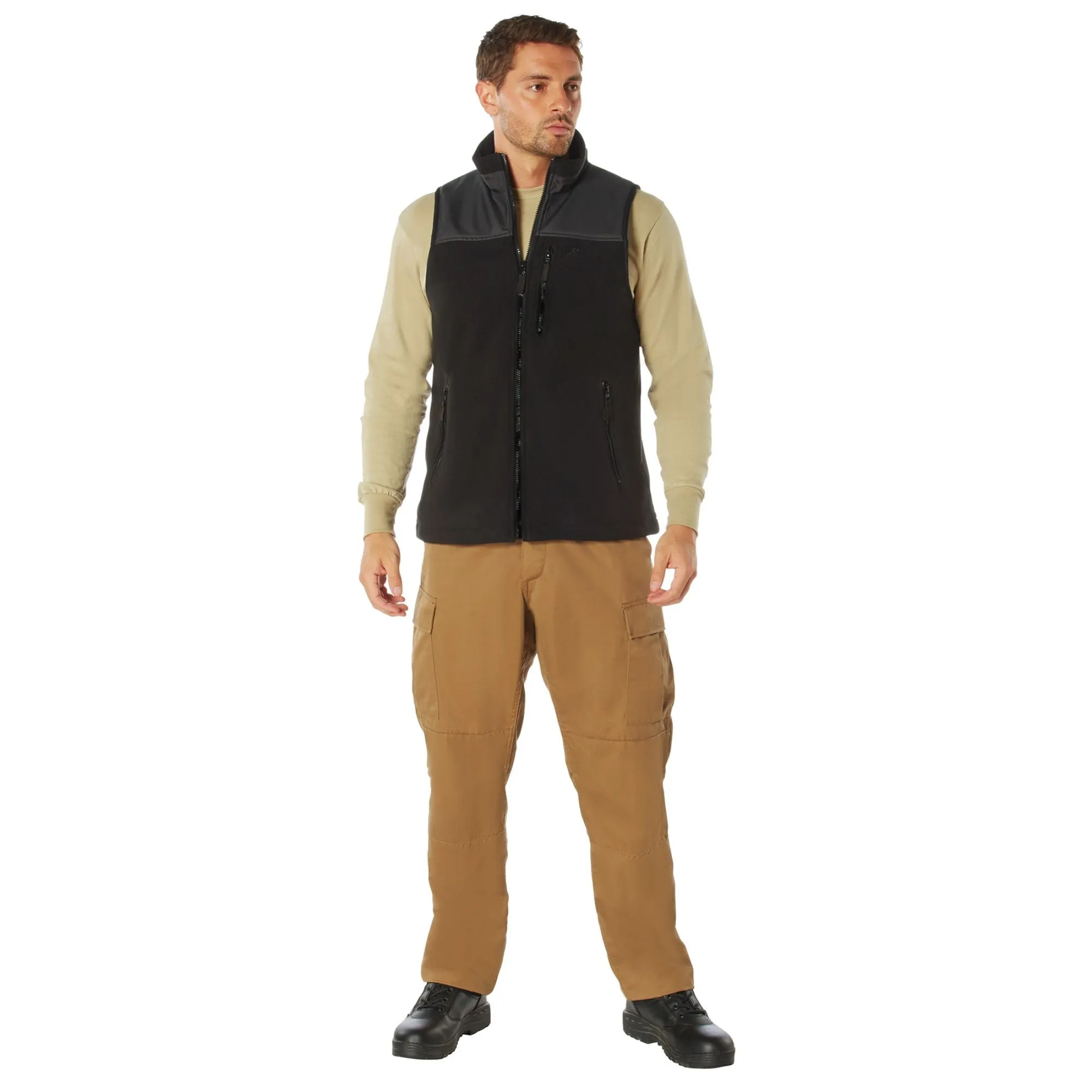 Black - Spec Ops Tactical Fleece Vest - Military tactical vest