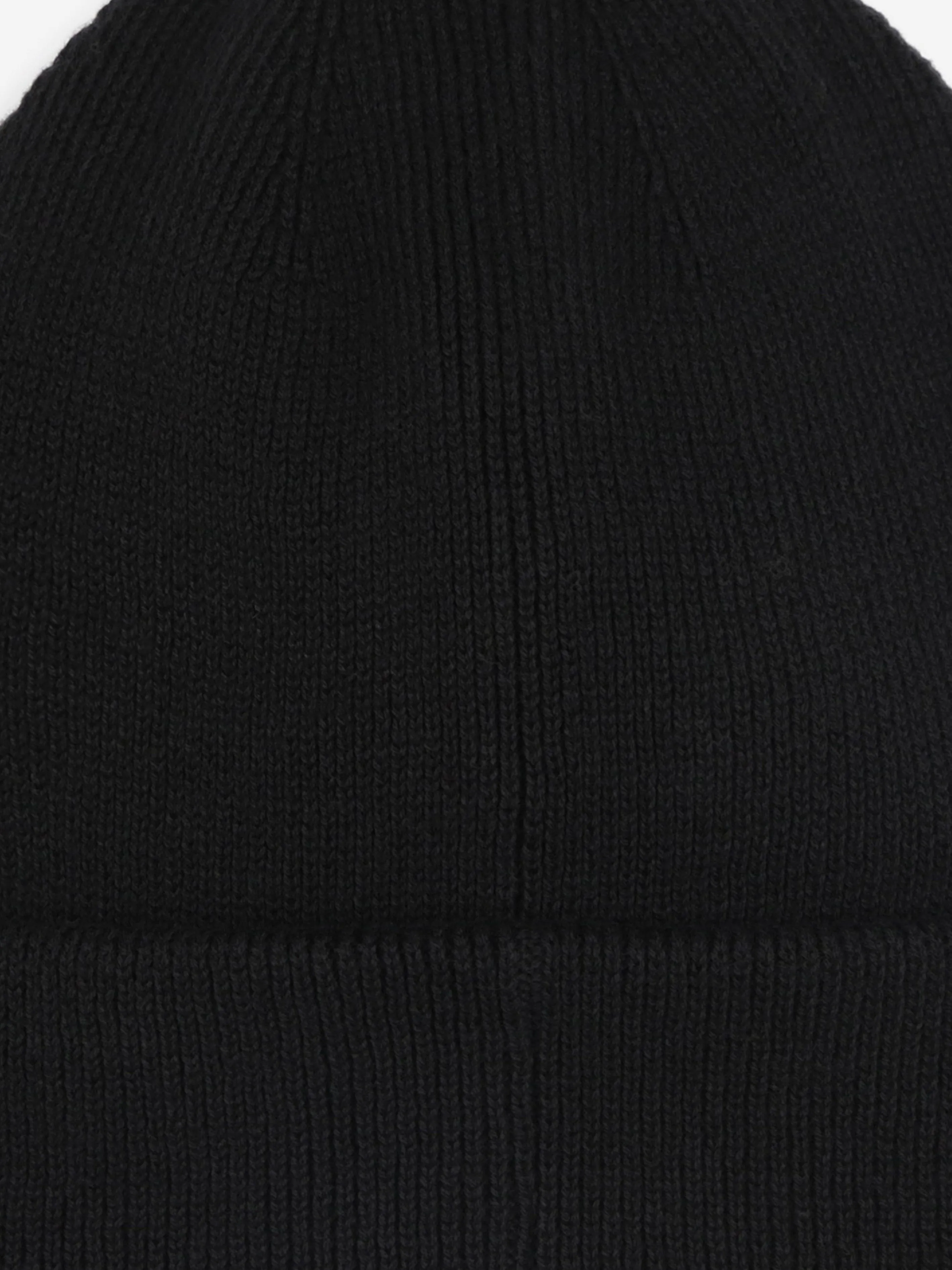 BOSS Boys Knitted Logo Beanie Hat in Black