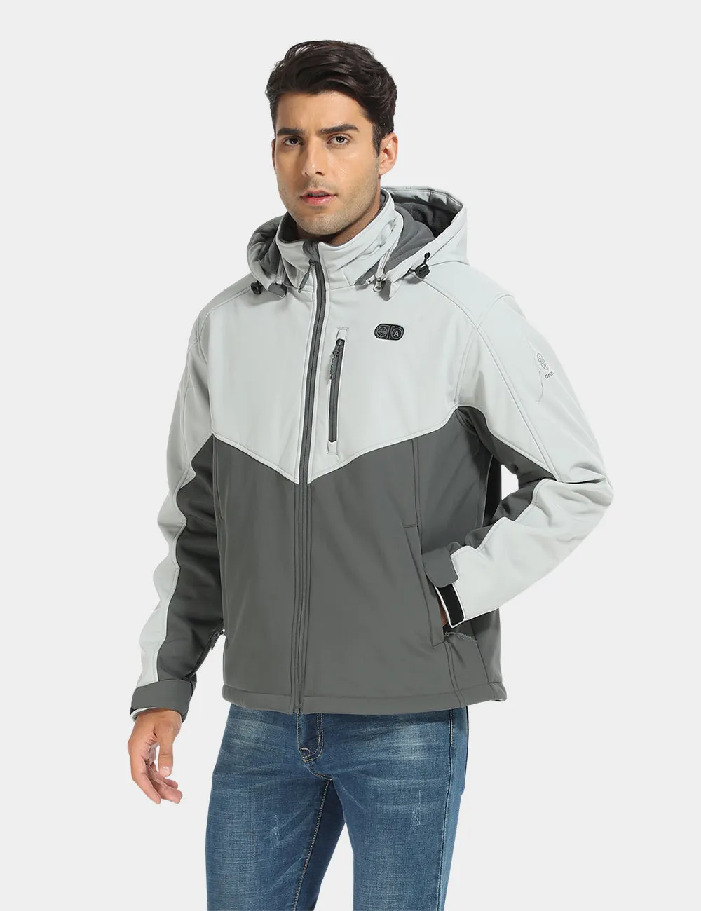 Bundle Deal - Men's Dual Control Heated Jacket (Chest Heating) & Extra Mini 5K Battery