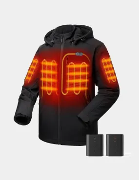 Bundle Deal - Men's Dual Control Heated Jacket (Chest Heating) & Extra Mini 5K Battery