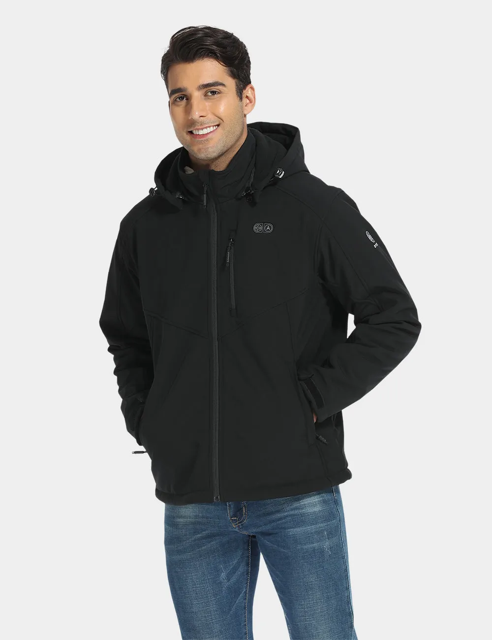 Bundle Deal - Men's Dual Control Heated Jacket (Chest Heating) & Extra Mini 5K Battery