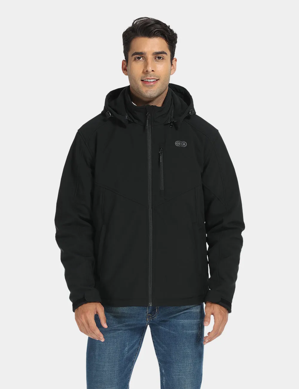 Bundle Deal - Men's Dual Control Heated Jacket (Chest Heating) & Extra Mini 5K Battery