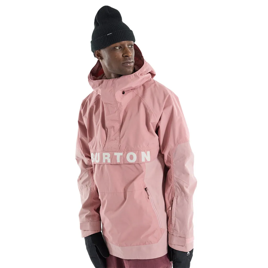 Burton 2024 Frostner Anorak Jacket - Powder Blush