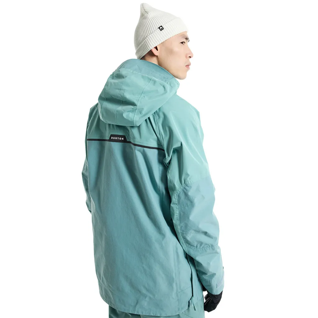 Burton 2024 Frostner Anorak Jacket - Rock Lichen