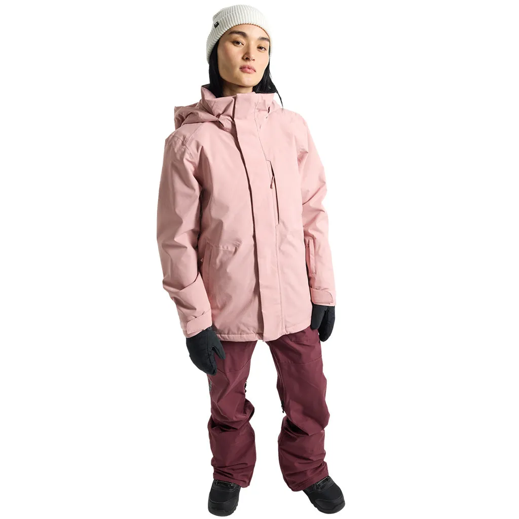 Burton 2024 Womens Jet Ridge Jacket - Powder Blush