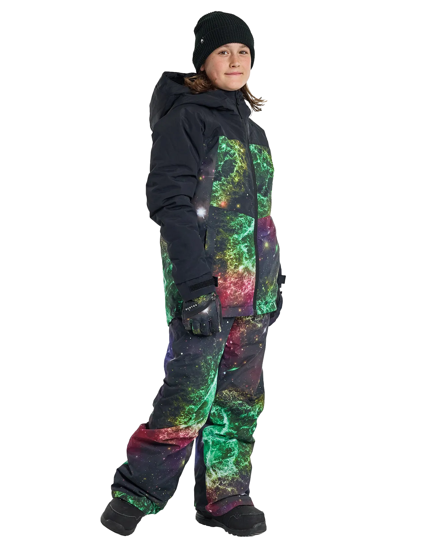 Burton Kids' Lodgepole 2L Snow Jacket - True Black/Painted Planets