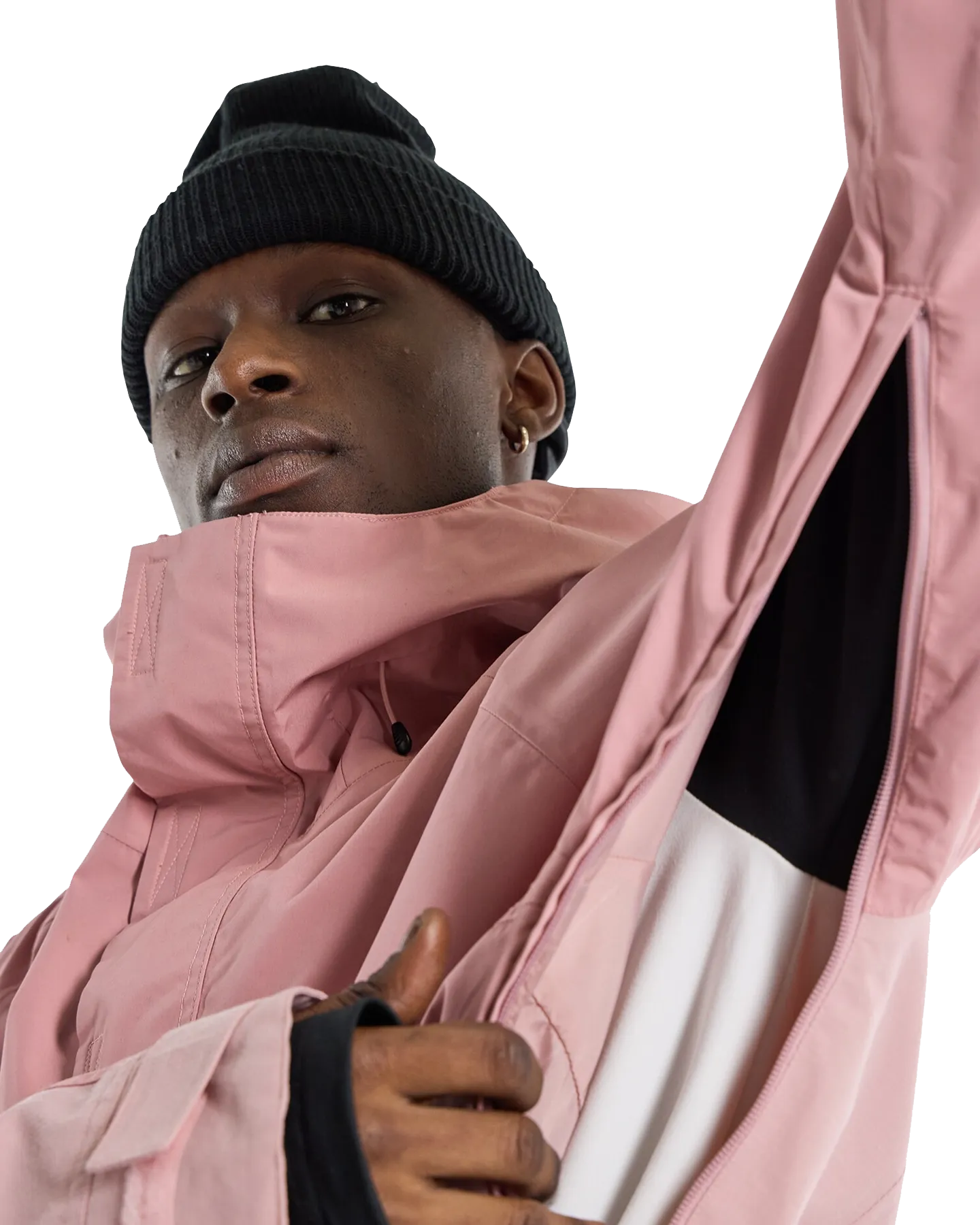 Burton Men's Frostner 2L Anorak Snow Jacket - Powder Blush