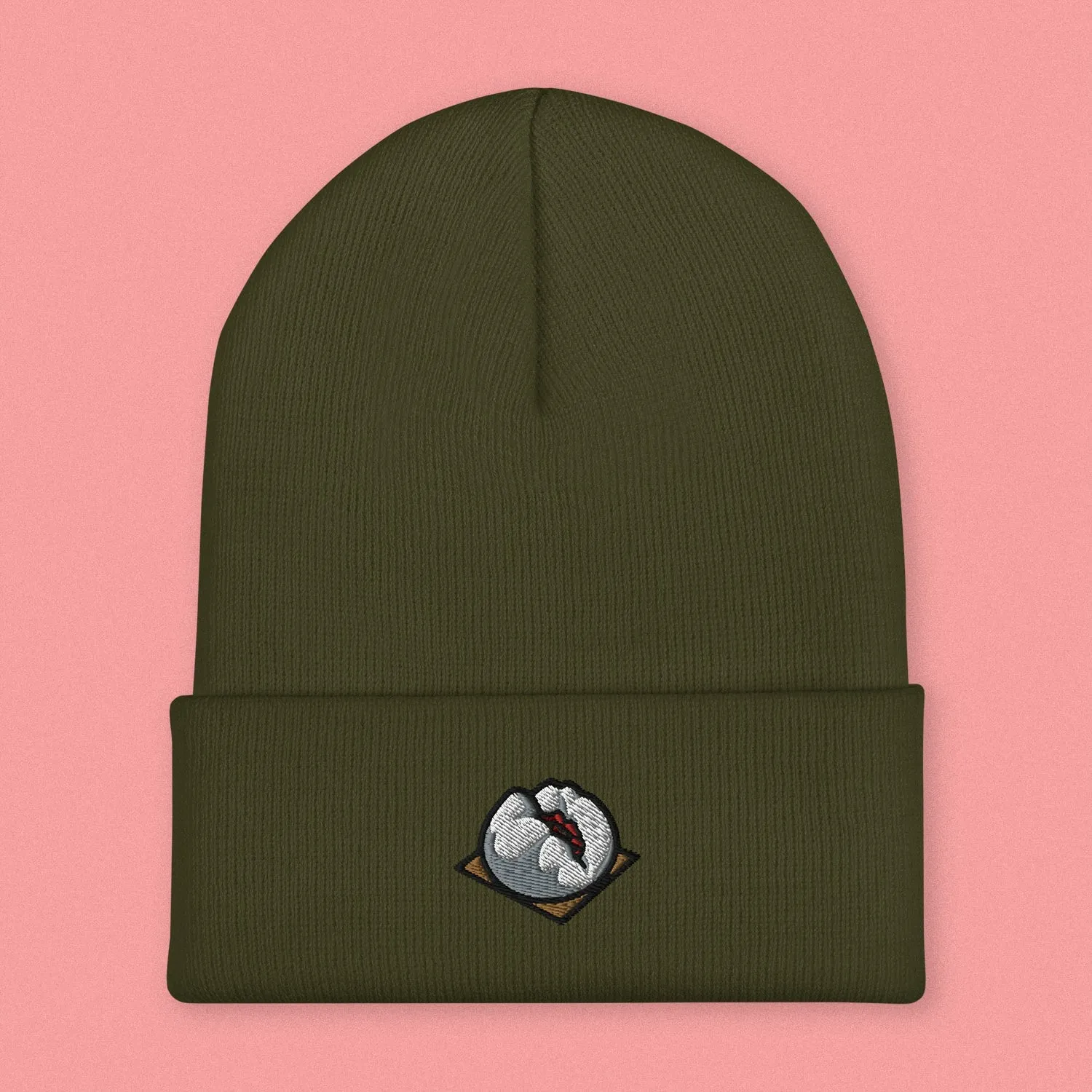 Char Siu Bao Embroidered Beanie