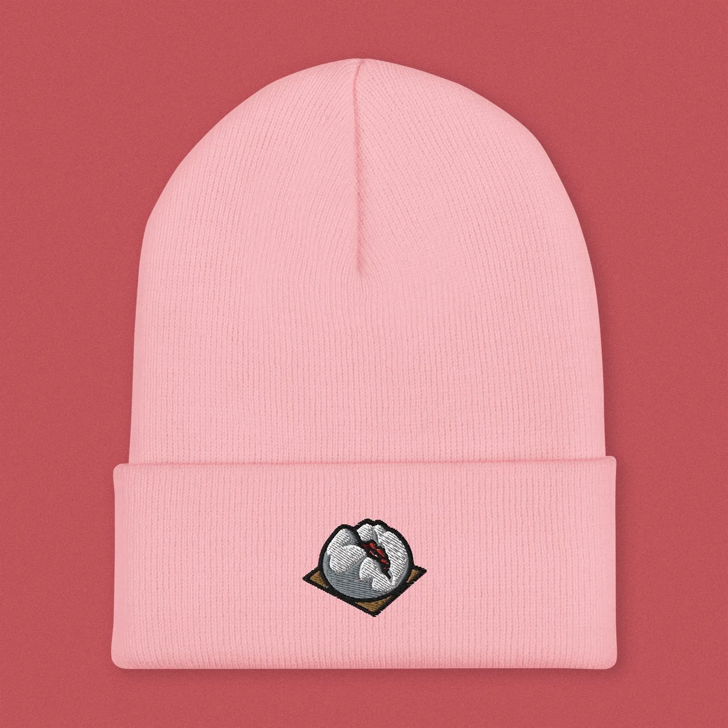 Char Siu Bao Embroidered Beanie