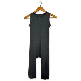 Charcoal Big Kid Sleeveless Romper