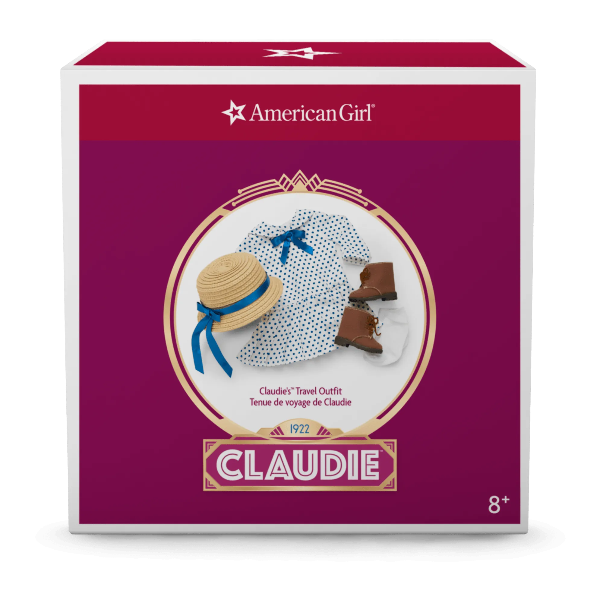 Claudie's™ Travel Outfit for 18-inch Dolls (Historical Characters)