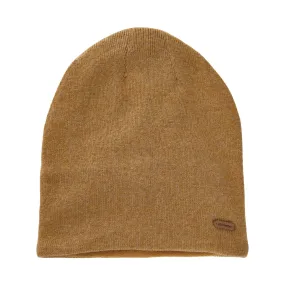 Cotton Lined Wool Blend Beanie: Mustard Gold