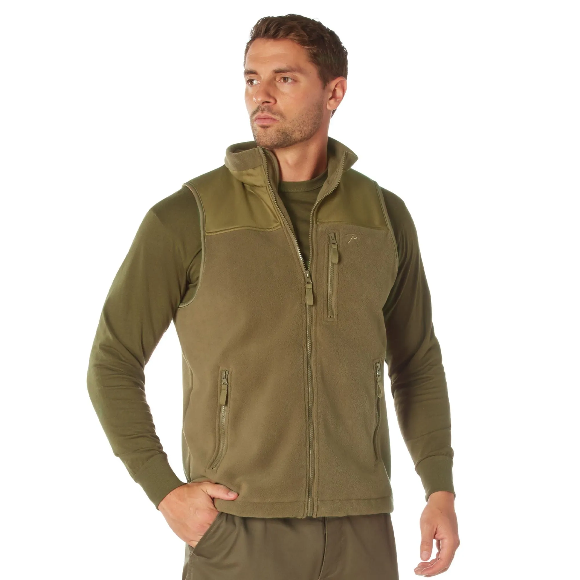 Coyote Brown - Spec Ops Tactical Fleece Vest - Military tactical vest