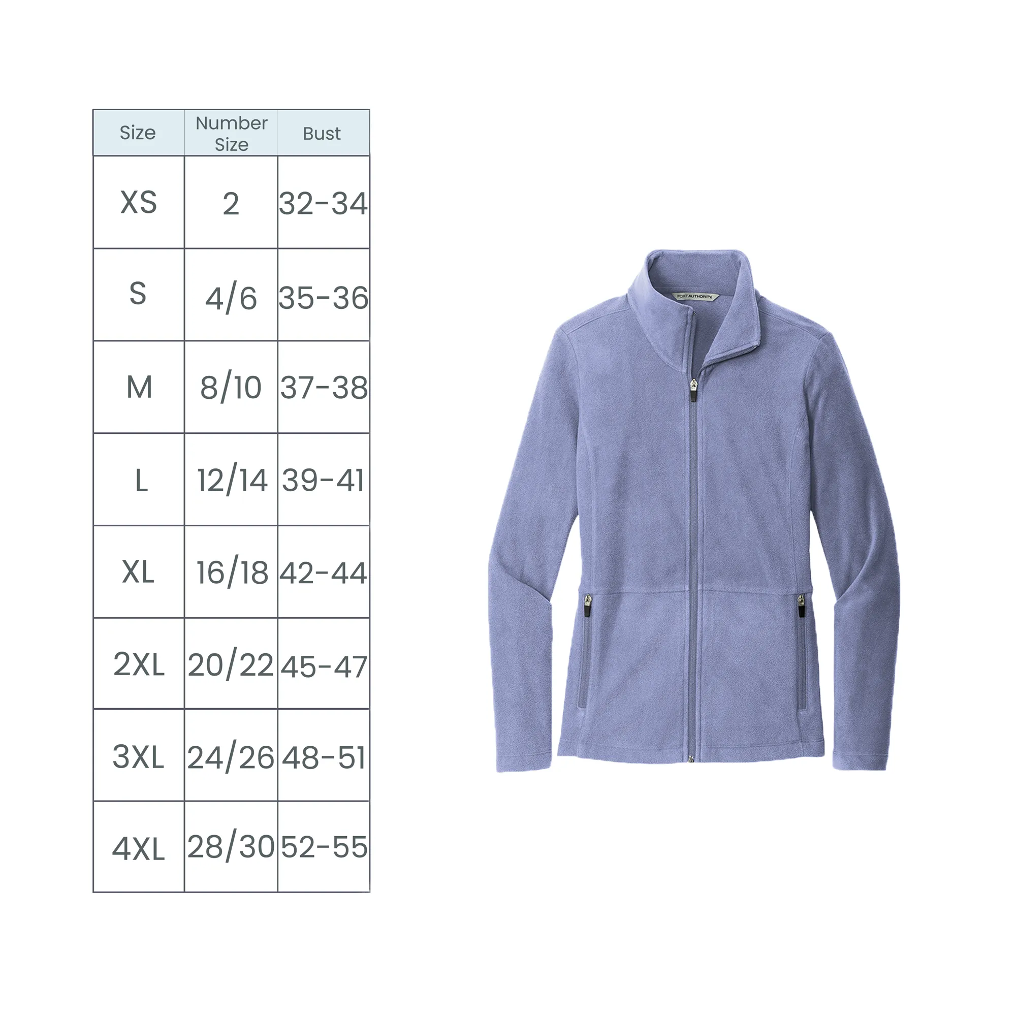 Custom Embroidered Microfleece Medical Jacket