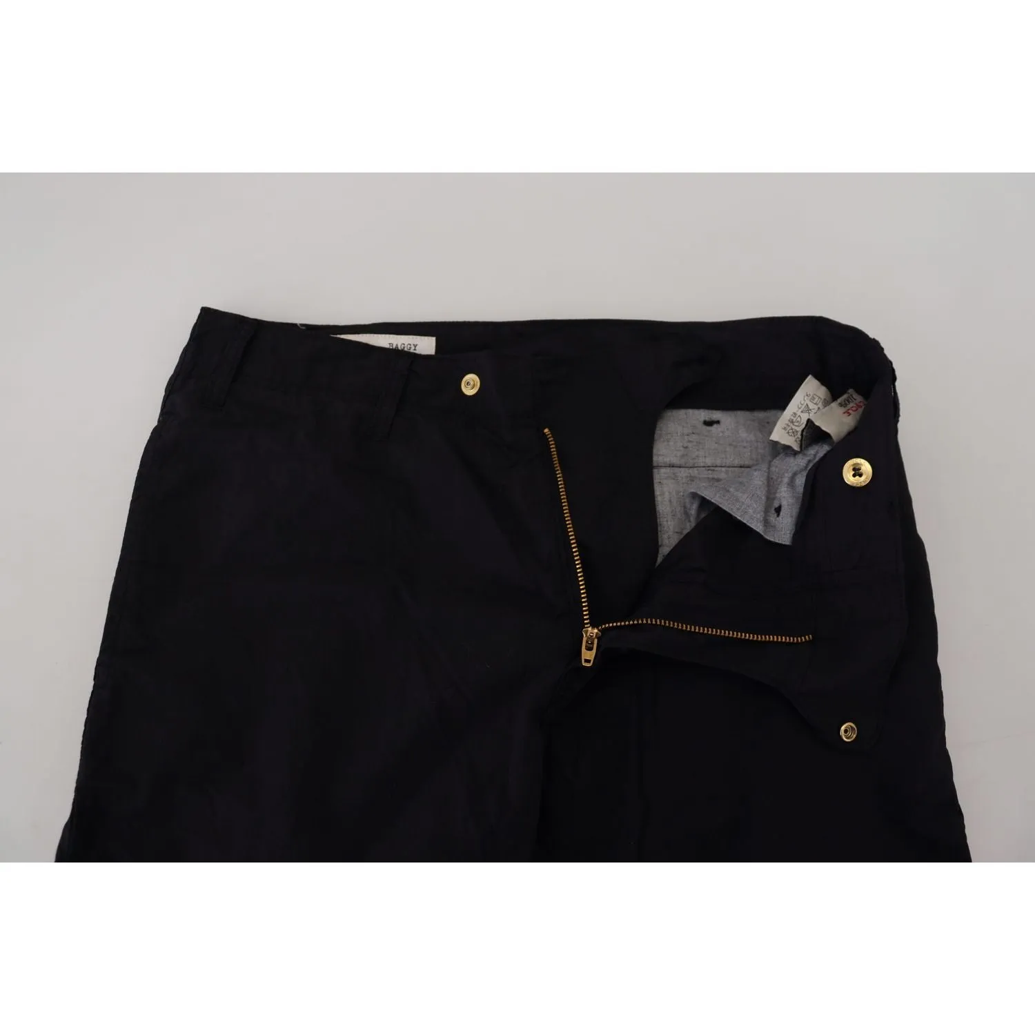 CYCLE Chic Tapered Black Cotton Pants