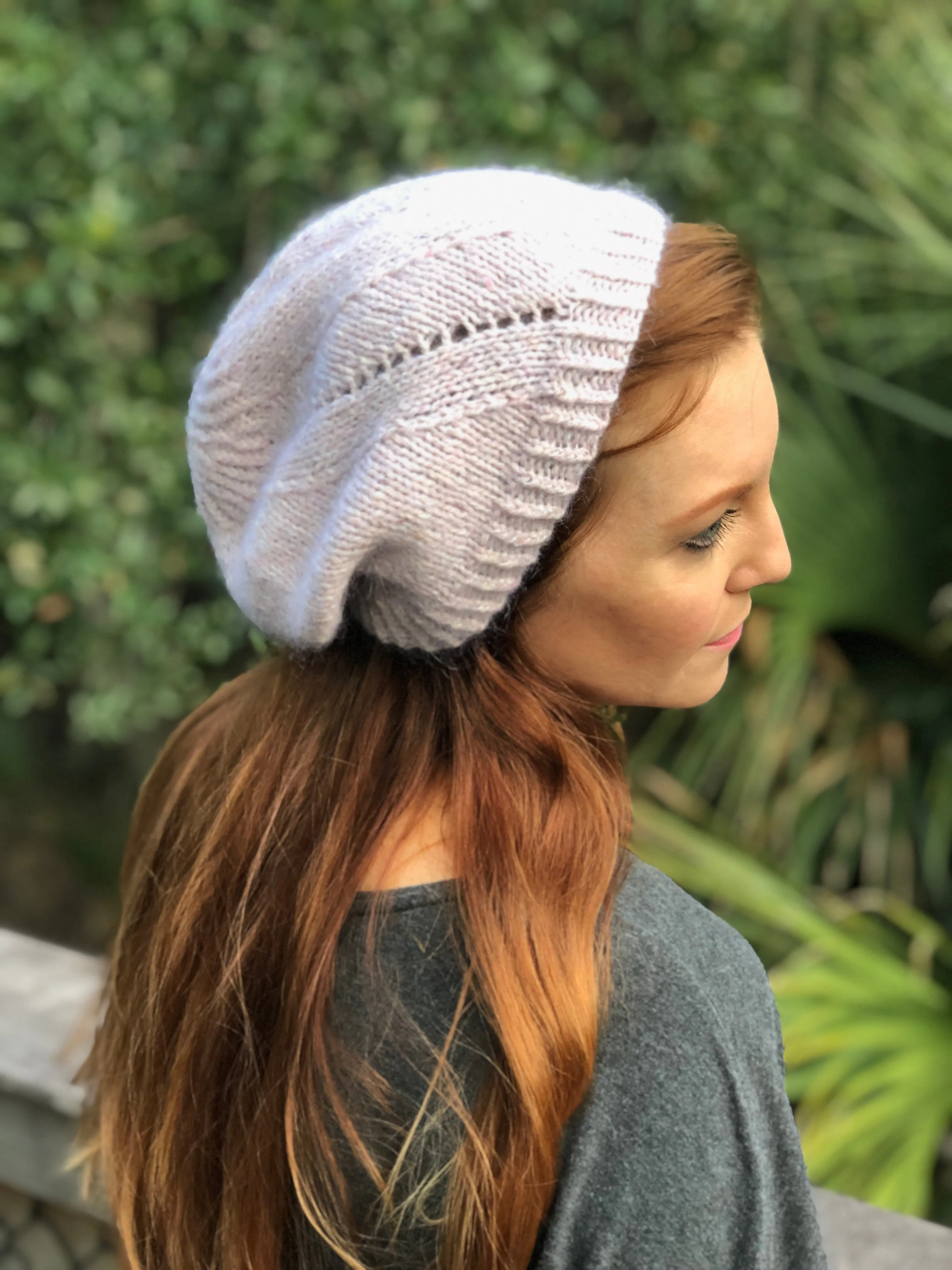 Daisetta Slouchy Hat Knitting Pattern Download