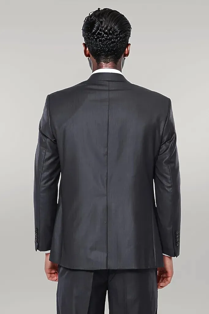 Dark Grey 4 Drop Regular Suit | Wessi