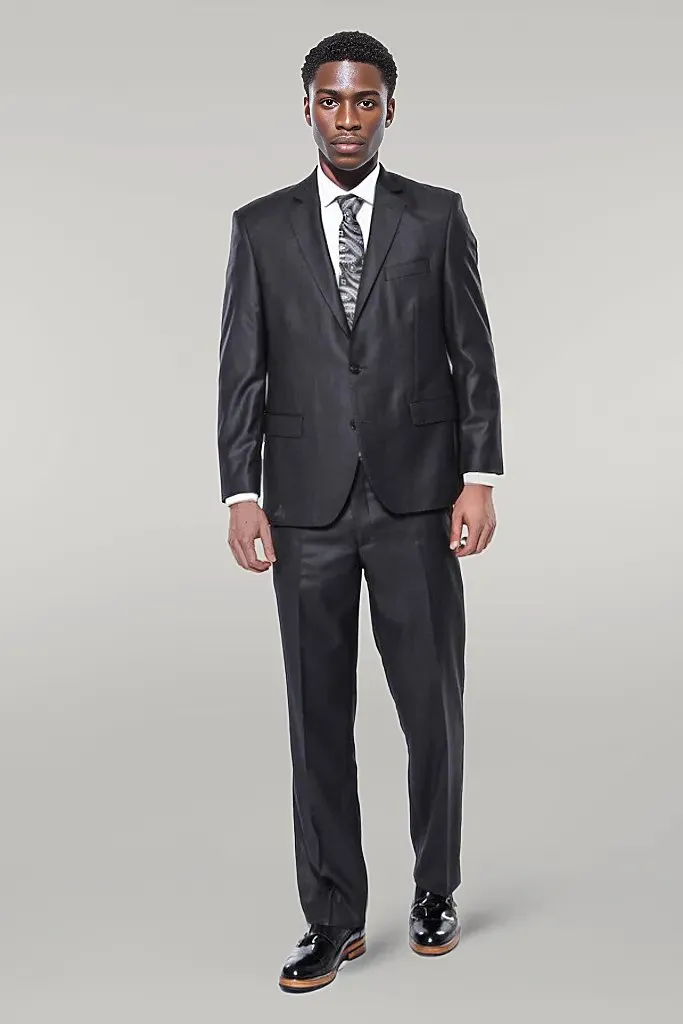 Dark Grey 4 Drop Regular Suit | Wessi