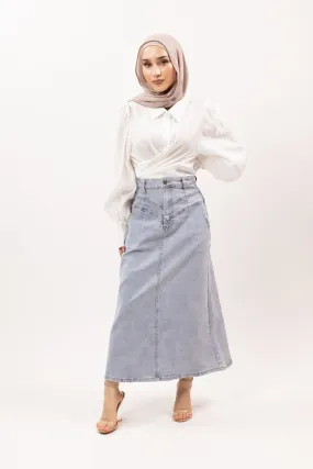 Deluxe Vintage Denim Skirt