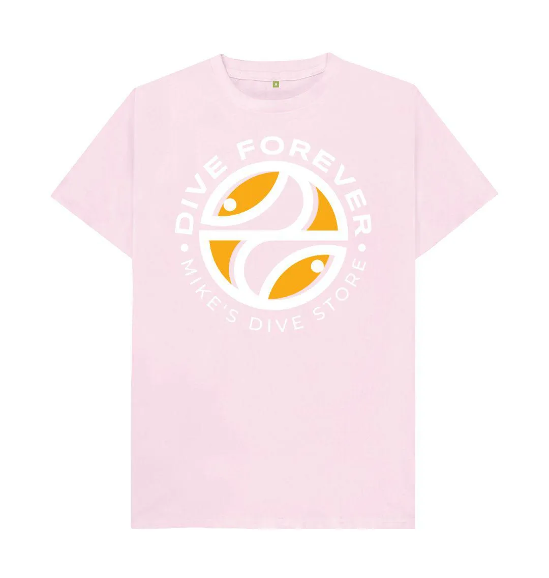 Dive Forever T-Shirt Orange With White Outline