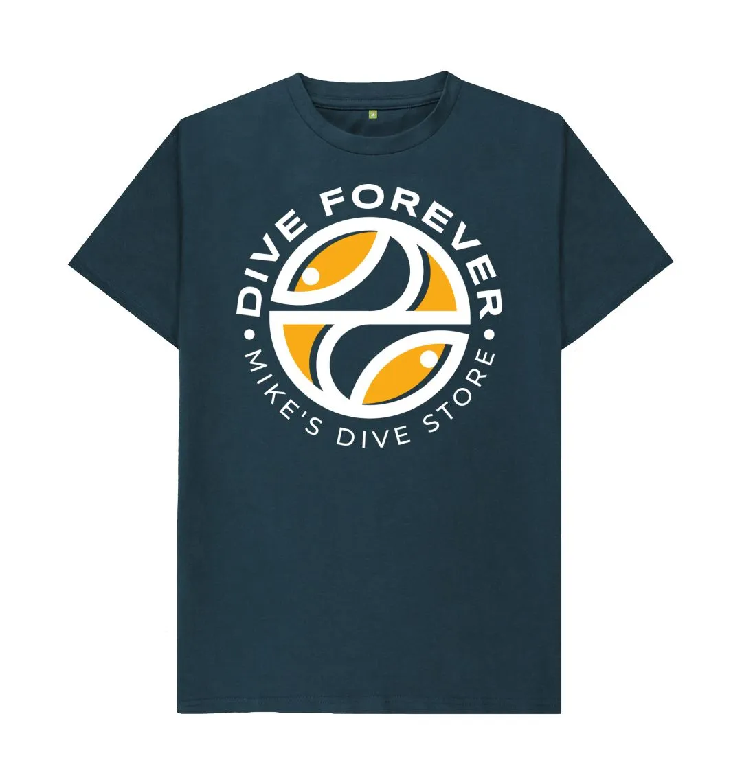 Dive Forever T-Shirt Orange With White Outline